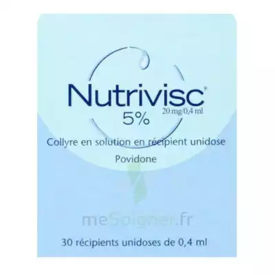 Nutrivisc 5 % (20 Mg/0,4 Ml) Collyre Sol En Récipient Unidose 30unidoses/0,4ml à VITROLLES