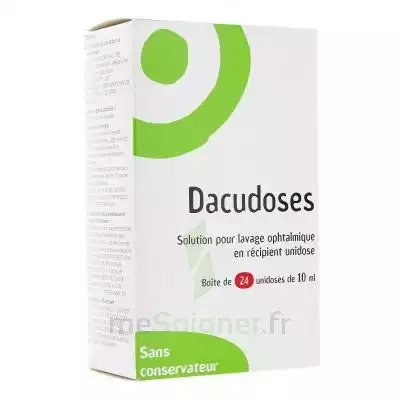 Dacudoses Solution Pour Lavement Ophtalmologique 24unid/10ml à VITROLLES