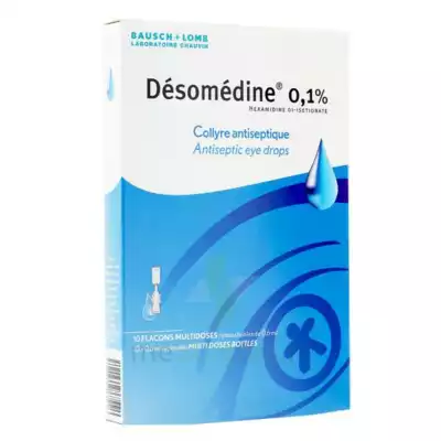 Desomedine 0,1 % Collyre Sol 10fl/0,6ml à VITROLLES