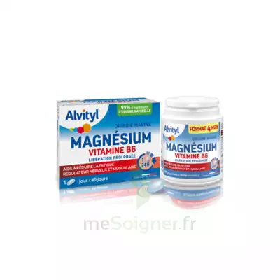 Alvityl Magnésium Vitamine B6 Libération Prolongée Comprimés Lp B/45 à VITROLLES